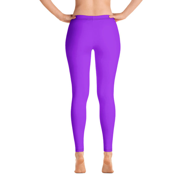 Purple Plain Leggings