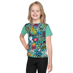 Multicolored Blood Sweat Kids T-Shirt