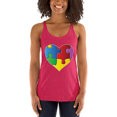 Puzzle Heart Women's Tank Top