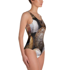 Lefty Snail Design Swimsuit