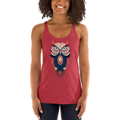 Colorful owl Women's Tank Top