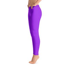 Purple Plain Leggings