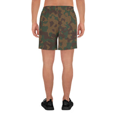 Dark Khaki Camo Men's Athletic Long Shorts