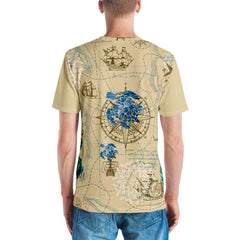 Earth Map All Over Men's T-shirt