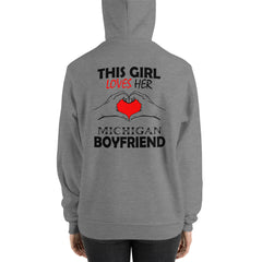 This Girl Michigan boyfriend Hoodie