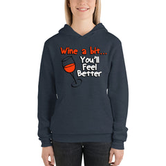 Wine A Bit Unisex hoodie