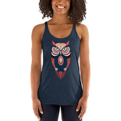 Colorful owl Women's Tank Top