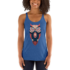 Colorful owl Women's Tank Top