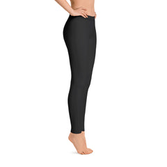 Black Plain Leggings