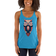 Colorful owl Women's Tank Top