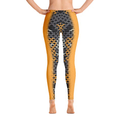 Yellow Camouflage Leggings