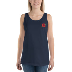 Red Rose Unisex Tank Top