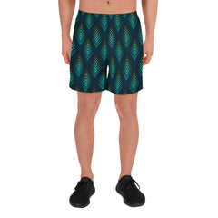 Peacock Men's Athletic Long Shorts