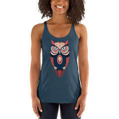 Colorful owl Women's Tank Top