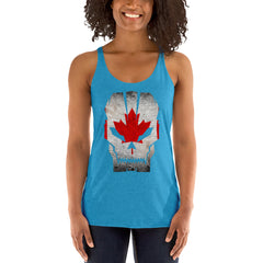 Canadian Skull Women's Tank Top