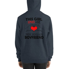 This Girl Michigan boyfriend Hoodie