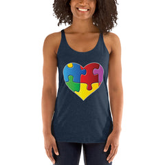 Puzzle Heart Women's Tank Top