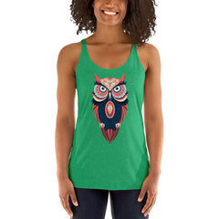 Colorful owl Women's Tank Top