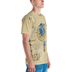 Earth Map All Over Men's T-shirt