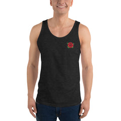Red Rose Unisex Tank Top