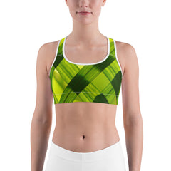 Leaves Green Women’s All-Over-Print Sport Bra