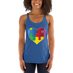 Puzzle Heart Women's Tank Top