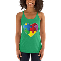 Puzzle Heart Women's Tank Top