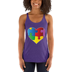 Puzzle Heart Women's Tank Top