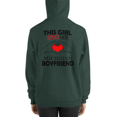 This Girl Michigan boyfriend Hoodie