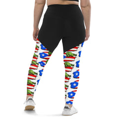 Puerto Rico Sports Leggings