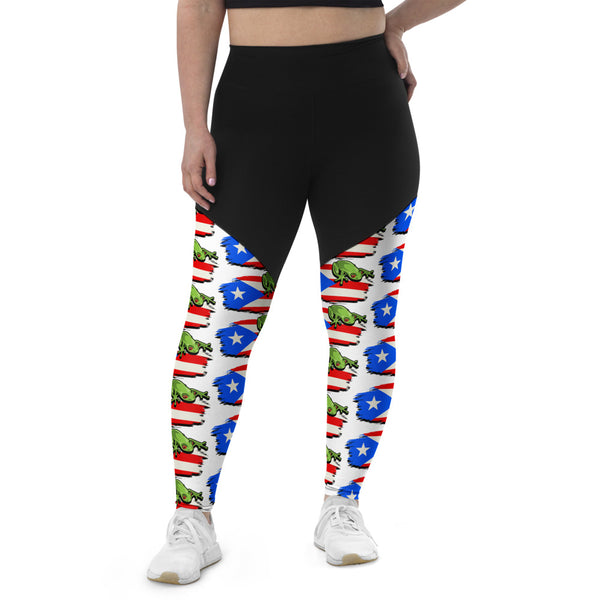 Puerto Rico Sports Leggings