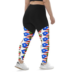 Puerto Rico Sports Leggings