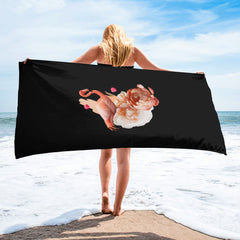 Flamingo Beach Towel
