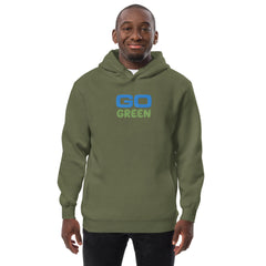 Go Green Unisex fashion hoodie