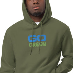 Go Green Unisex fashion hoodie