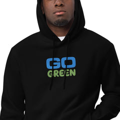 Go Green Unisex fashion hoodie