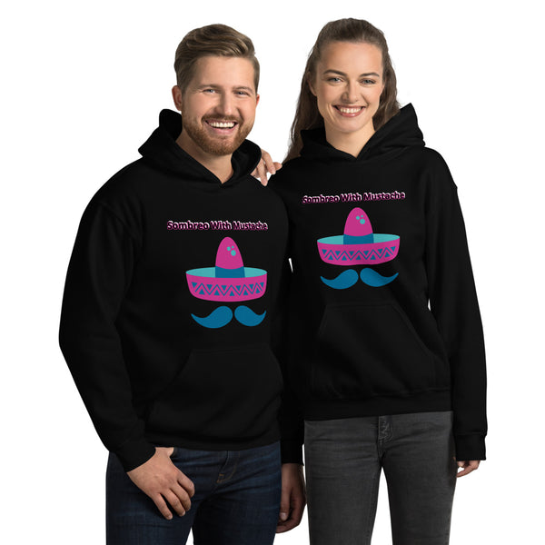 Sombreo With Mustache Unisex Hoodie