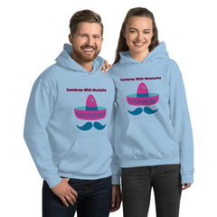 Sombreo With Mustache Unisex Hoodie