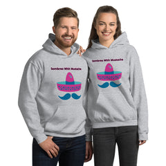 Sombreo With Mustache Unisex Hoodie