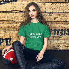 Happy Wife Happy Life Short-Sleeve Unisex T-Shirt