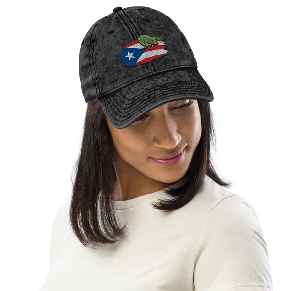 Puerto Rico Vintage Cotton Twill Cap